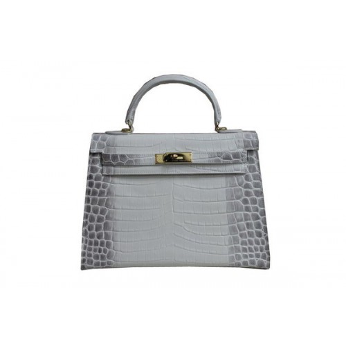 Hermes Kelly 32 centimetri borsa a tracolla in pelle di cocco bianco K32 oro