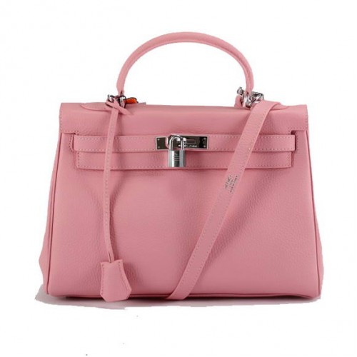 Hermes Kelly 32 centimetri Togo borse in pelle 6018 argento rosa