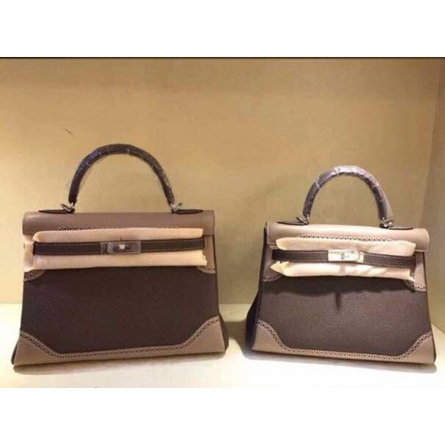 Hermes Kelly 32cm/28cm Tote Bag TOGO pelle KY28 gary