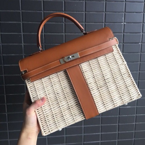 Hermes Kelly 35CM KL35 marrone