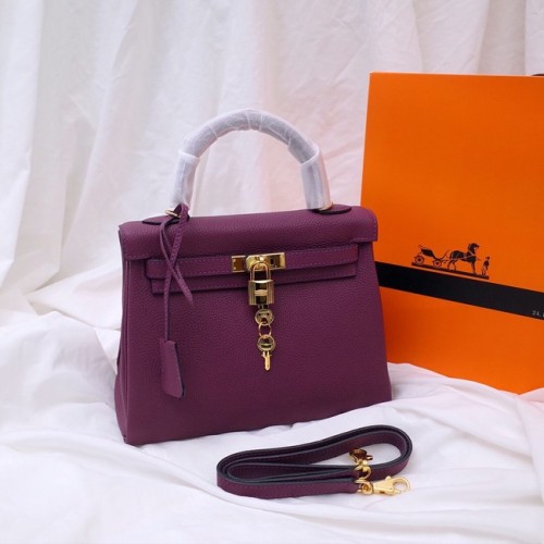 Hermes Kelly Borsa a tracolla Originale TOGO Pelle KY3255 viola