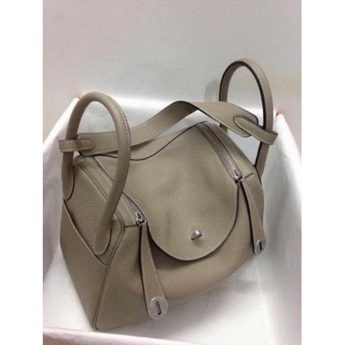 Hermes Lindy 30CM Borsa a tracolla in pelle originale HLD30 Khaki