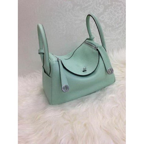 Borsa a tracolla in pelle originale Hermes Lindy 30CM HLD30 Skyblue