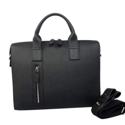 Hermes Mens valigetta in pelle di vitello H1705 nero