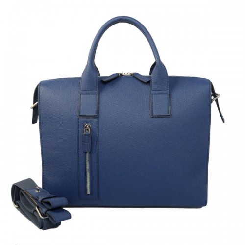 Hermes Mens valigetta in pelle di vitello H1705 RoyalBlue