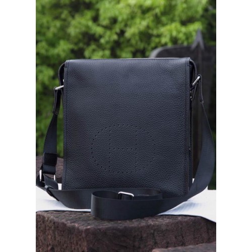 Hermes Messenger Bag originale in pelle di vitello H80014 nero