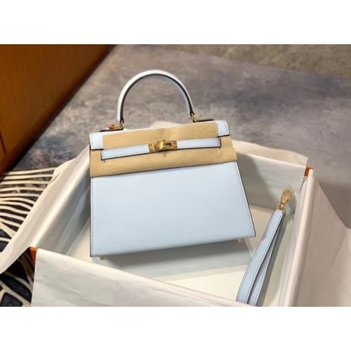 Hermes Original Epsom Leather KEL2578 azzurro