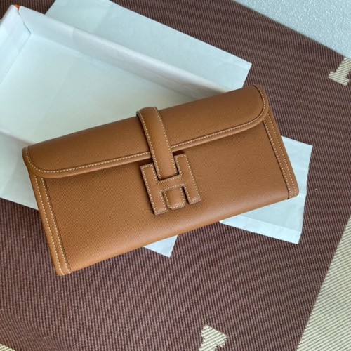 Hermes Original Espom Clutch in pelle 37088 marrone