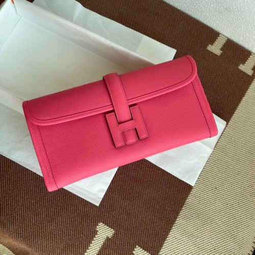 Hermes Original Espom Clutch in pelle 37088 rosa