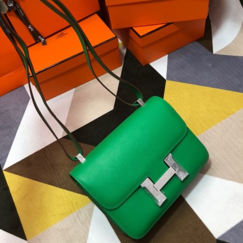 Hermes Original Espom Leather Constance Bag 5333 verde