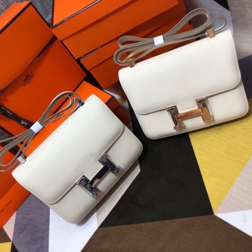 Hermes Original Espom Leather Constance Bag 5333 bianco