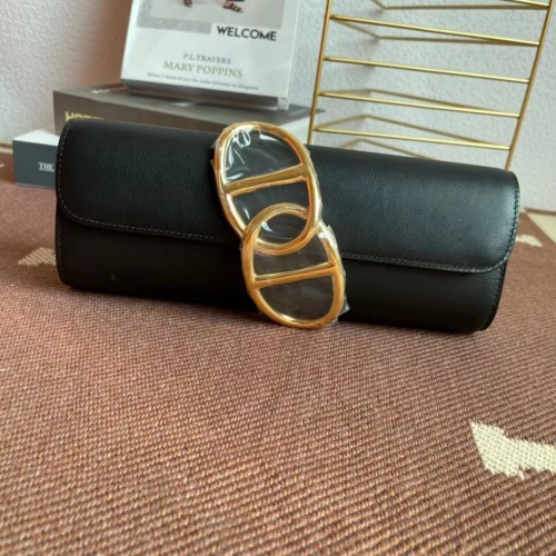 Hermes Original Swift Pochette in pelle 36999 nera