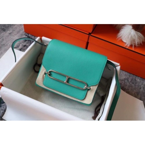 Hermes Roulis 19cm Evercolor 9D H9003 Lake water green&Silver
