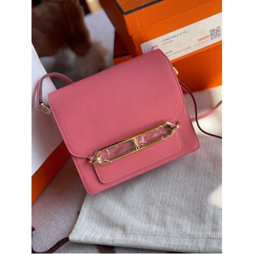 Hermes Roulis 19cm Evercolor 9D H9003 rosa&Oro