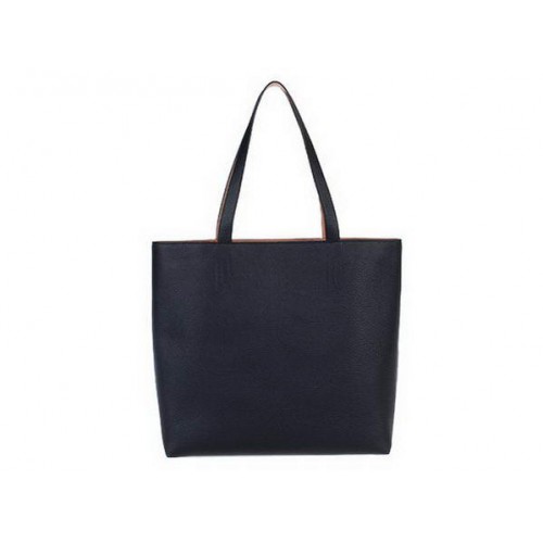 Hermes Shopping Bag 36CM Totes Clemence pelle nera