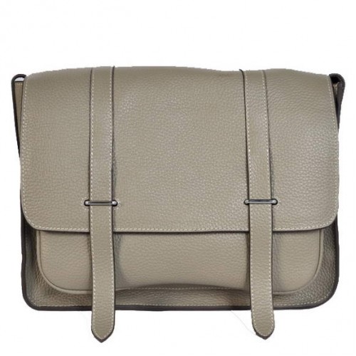 Borsa da uomo Hermes Steve 32CM Clemence grigio