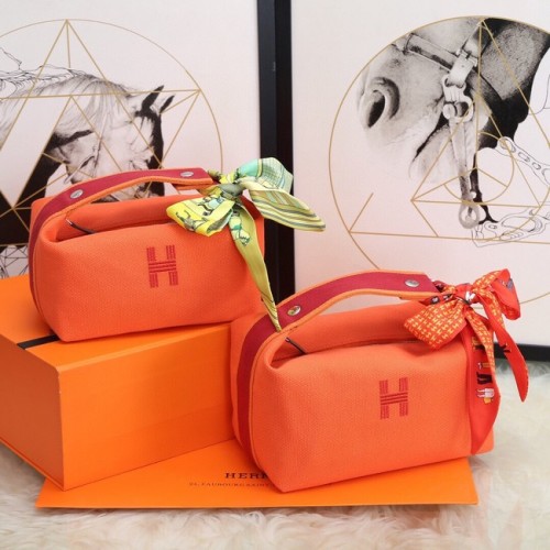 Hermes TROUSSE BRIDE-A-BRAC 25699 arancione