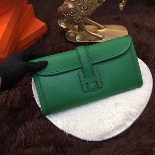 Hermes Togo frizione in pelle H88017 verde