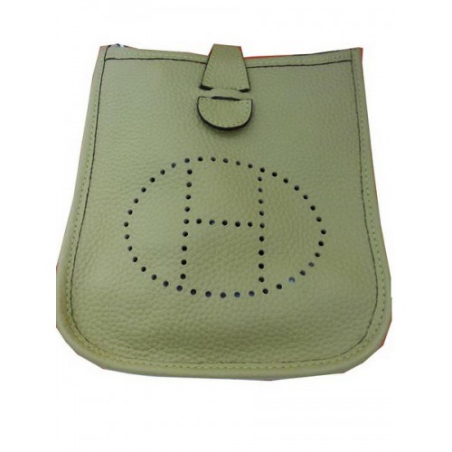 Hermes mini Evelyne Messenger Bag H1608S verde chiaro
