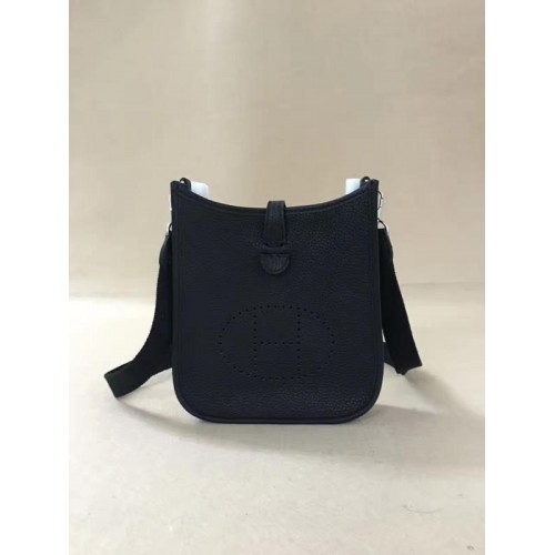 Hermes Evelyne mini 17 centimetri originale in pelle di vitello Messenger Bag H1187 nero