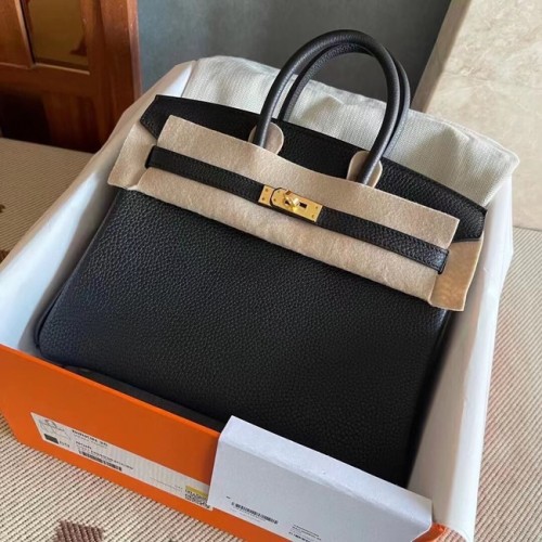 Hermes originale Togo in pelle HB25O nero