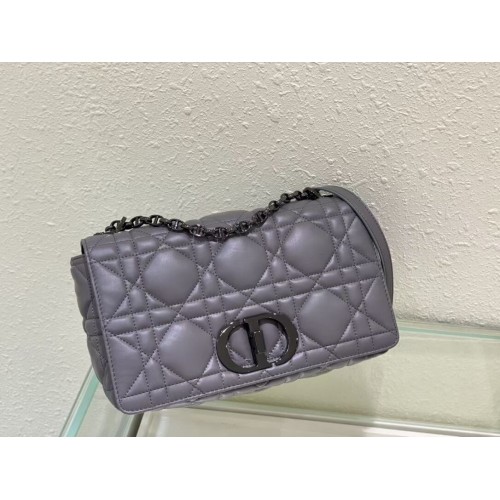 BORSA DIOR CARO GRANDE Gradient Cannage Agnello M9243E grigio