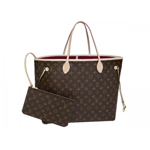 LOUIS VUITTON M40991 TELA MONOGRAMMA NEVERFULL GM ROSSO