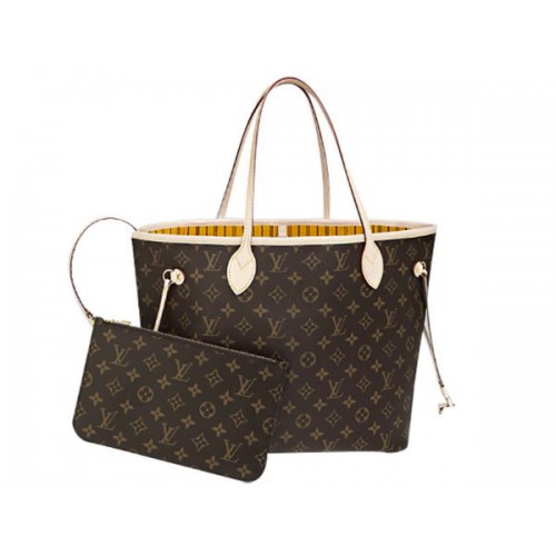 LOUIS VUITTON M40997 TELA MONOGRAMMA NEVERFULL MM MIMOSA