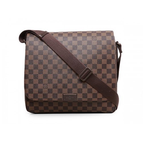LOUIS VUITTON N41212 Borsa a tracolla Damier Ebene Canvas District MM