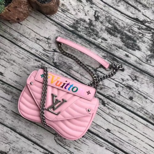 LOUIS VUITTON NEW WAVE CHAIN BAG MM M51944 rosa