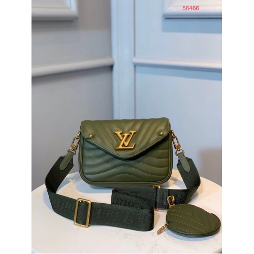 Borsa a tracolla LOUIS VUITTON NEW WAVE M56466 Verde oliva