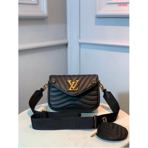 Borsa a tracolla LOUIS VUITTON NEW WAVE M56466 nera