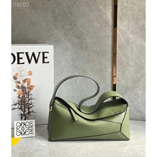 Borsa in pelle originale Loewe LE10188 verde