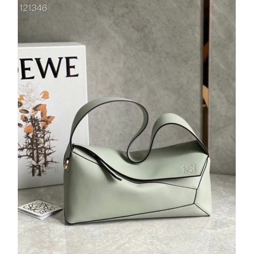 Borsa in pelle originale Loewe LE10188 verde chiaro