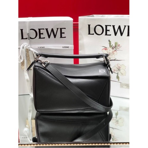 Borsa Loewe Puzzle in pelle 1609 nera