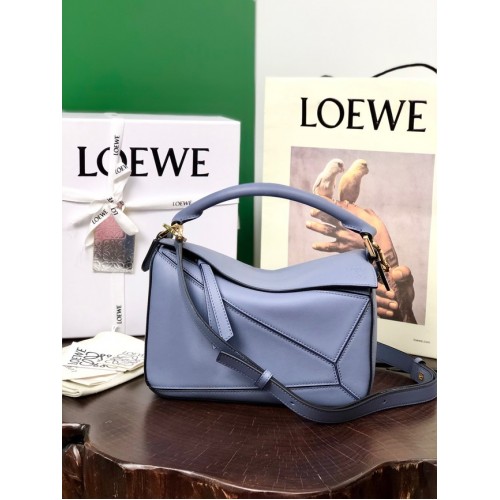 Borsa Loewe Puzzle in pelle 1609 blu
