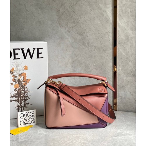 Borsa Loewe Puzzle Original in pelle 61837 rosa