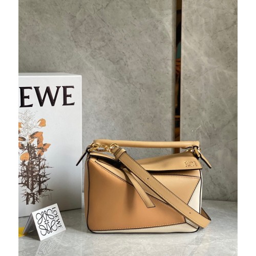 Loewe Puzzle Bag Original Leather 61843 marrone&albicocca