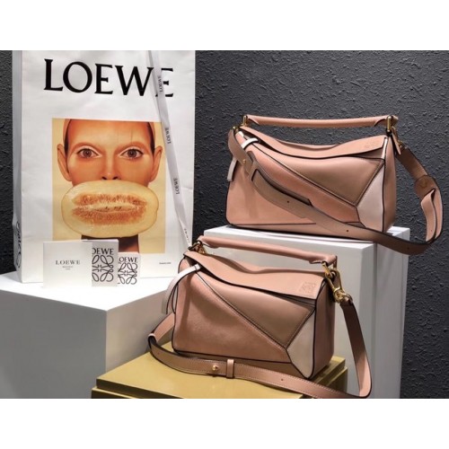 Borsa Loewe Puzzle Original in pelle B9124 rosa