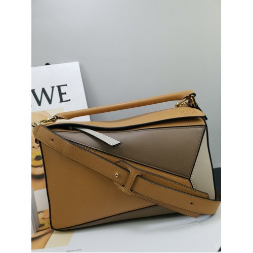 Loewe Puzzle Bag Original Leather 61842 marrone&grigio