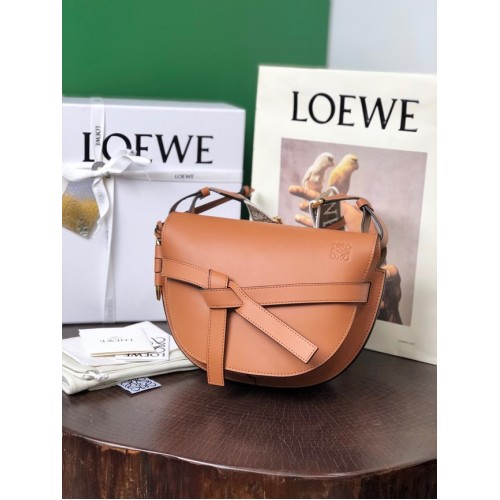 Loewe piccola borsa a tracolla Original Leather 8087 caramello