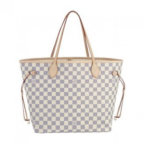 Louis Vuitton Damier Azur Tela Neverfull MM N51107