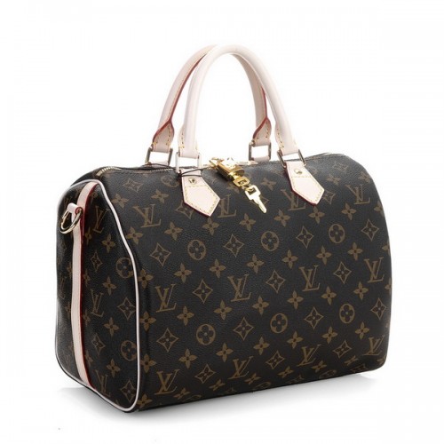 Louis Vuitton Monogram Canvas Speedy 30 con tracolla M40391