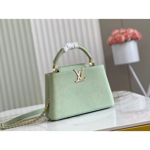 Louis Vuitton CAPUCINES BB M48865 verde chiaro