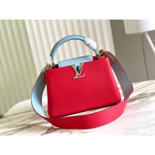 Louis Vuitton CAPUCINES BB M48865 rosso&azzurro