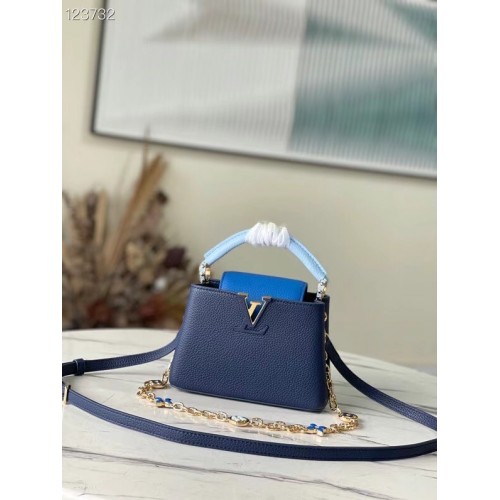 Louis Vuitton CAPUCINES MINI M20708 blu&celeste