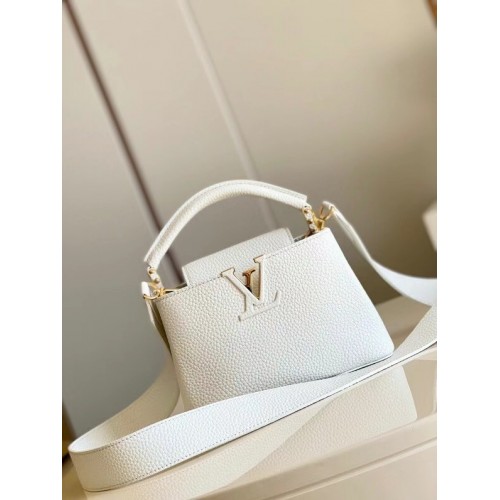 Louis Vuitton CAPUCINES MINI M55985 bianco
