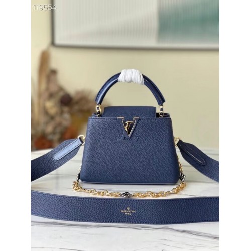 Louis Vuitton CAPUCINES MINI M59065 Blu Navy
