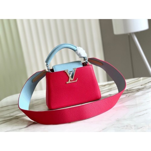 Louis Vuitton CAPUCINES MINI M59205 rosso&azzurro