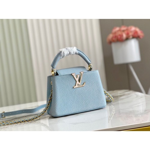 Louis Vuitton CAPUCINES MINI M81190 azzurro